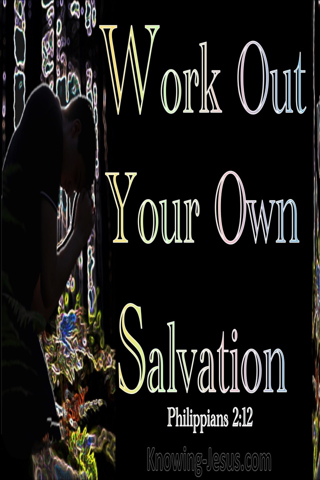 Philippians 2:12 Word Out Your Salvation (gold)